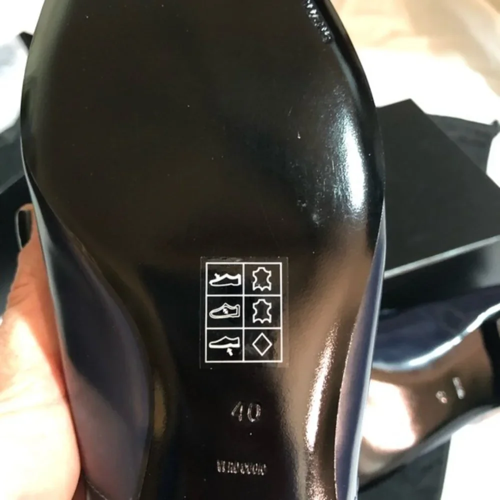 Alexander Wang Jamie‎ Flat Pointed Toe Loafer Navy
